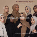 Tingyu funckly горячий оптовый пузыря морщина обжимной хиджабах
